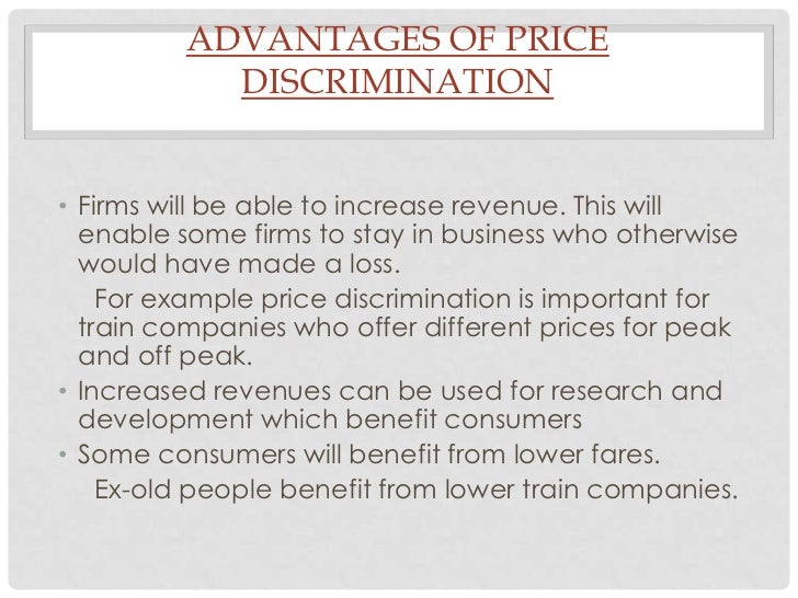 Term paper price discrimination