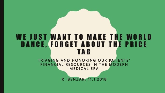 price tag health care