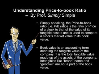 Understanding Price-to-book Ratio  –  By Prof.  Simply  Simple ,[object Object],[object Object]