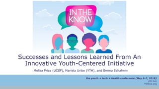 In the Know: Comprehensive sexual health education with wraparound ...