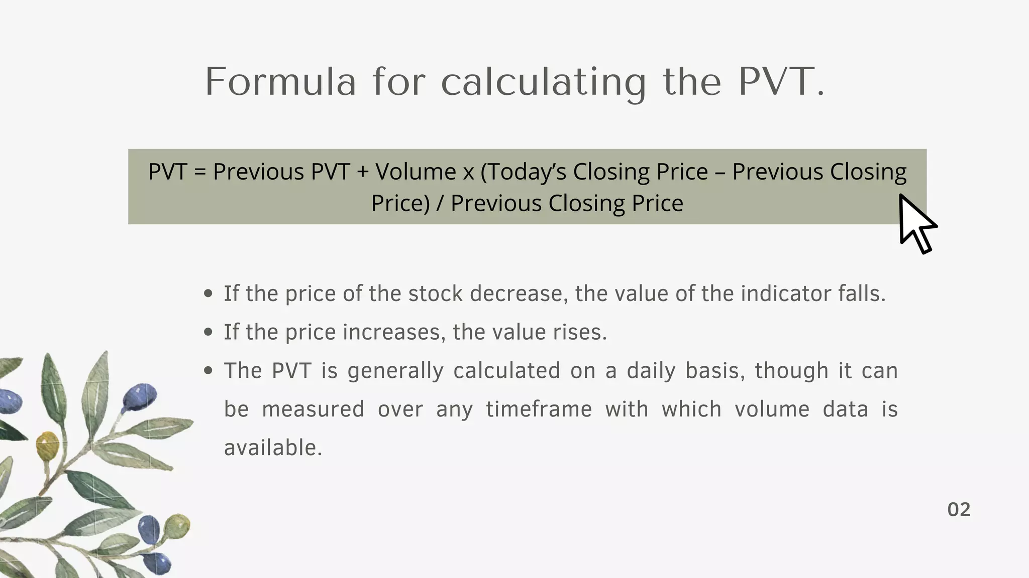 Price volume trend indicator (pvt) (4) | PDF