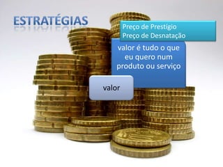 Preço de PrestígioPreço de DesnataçãoEstratégias