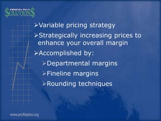 Pricing Strategies For Profits Plus
