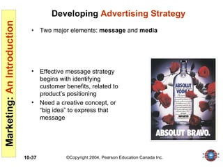 Developing  Advertising Strategy ,[object Object],[object Object],[object Object]