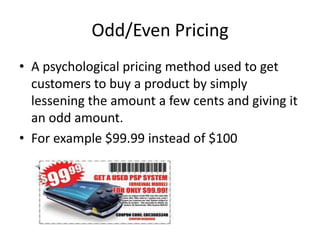 Pricing policies | PPT