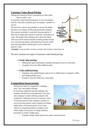 Pricing strategies | PDF