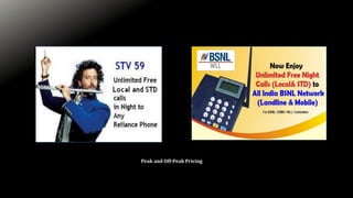 Peak and Off-Peak Pricing
 