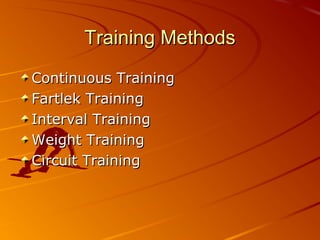 Priciples and methods of training | PPT