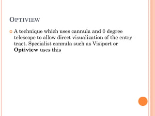 Optiview First Entry priciples of Laparoscopic surgery 2019.pdf