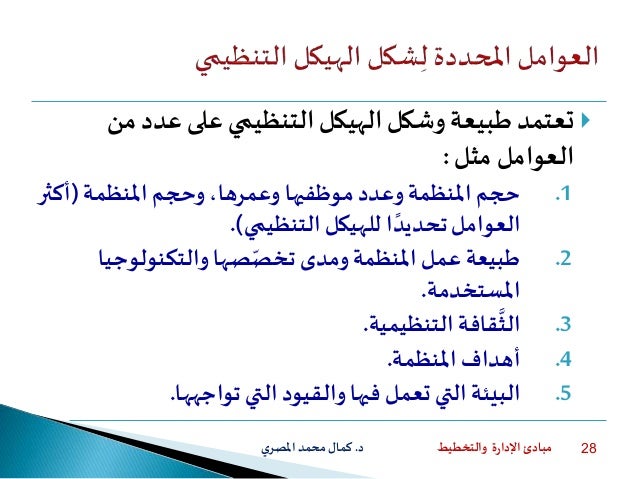 Priciples Of Management 03 Organization