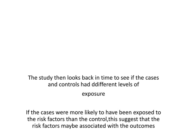 Case control study. ( A type of observational study) | PPT