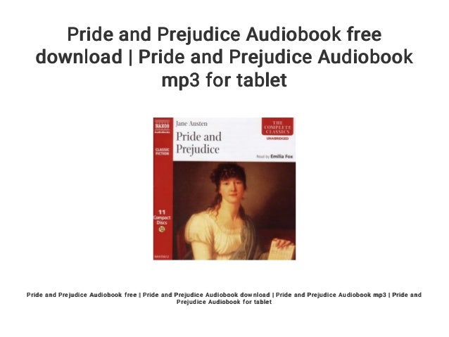 pride and prejudice audiobook free download