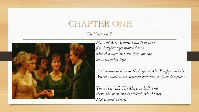 Pride and prejudice chapter summary