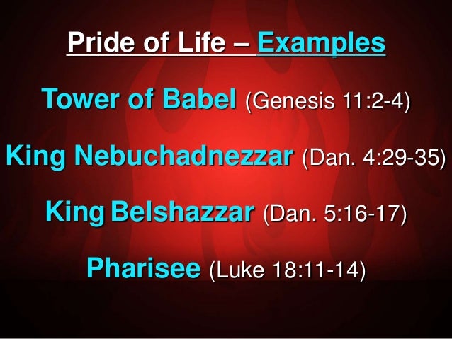 pride of life