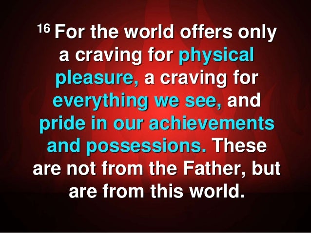 pride of life