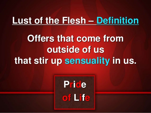pride of life
