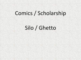 Notes On The Importance Of Guidelines For Citation Of Comic Art In Th
