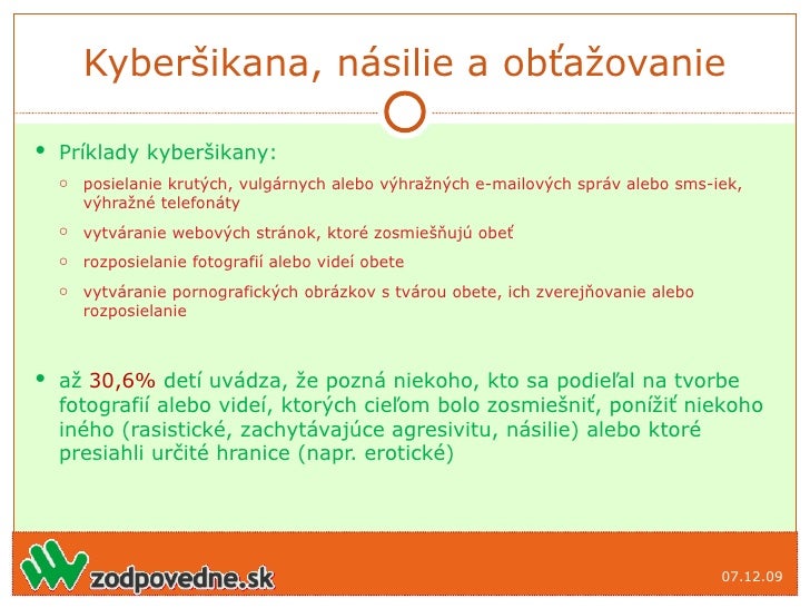 Príklad Online Zoznamovacie správy