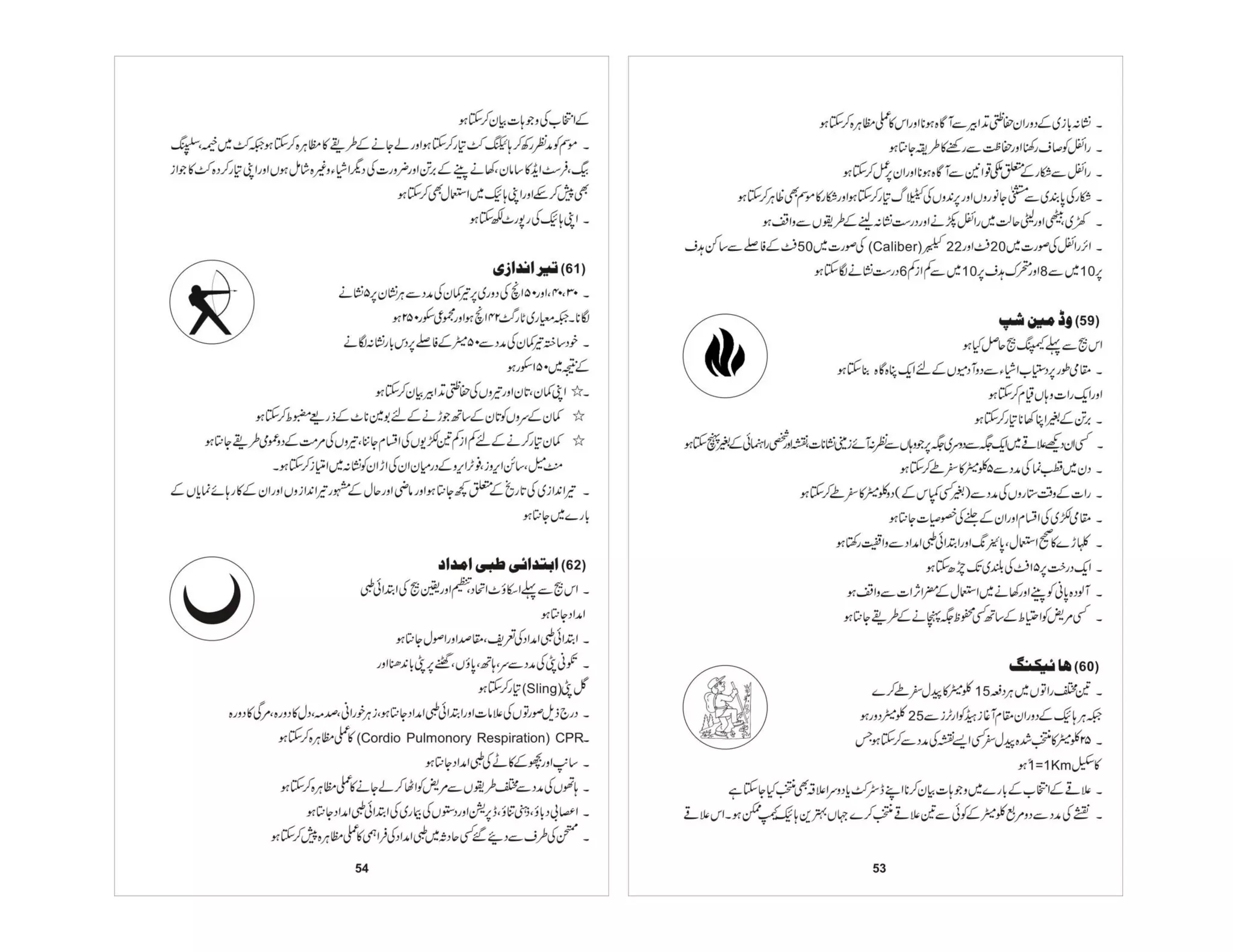 Prificiency badges course-handbook