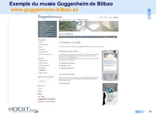 Exemple du musée Guggenheim de Bilbao   www.guggenheim-bilbao.es   