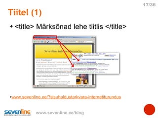 Priit Kallas Internetiturundusest 