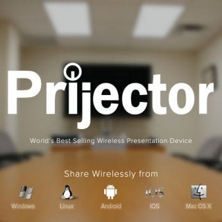 Prijector - World's best selling wireless presentation device.