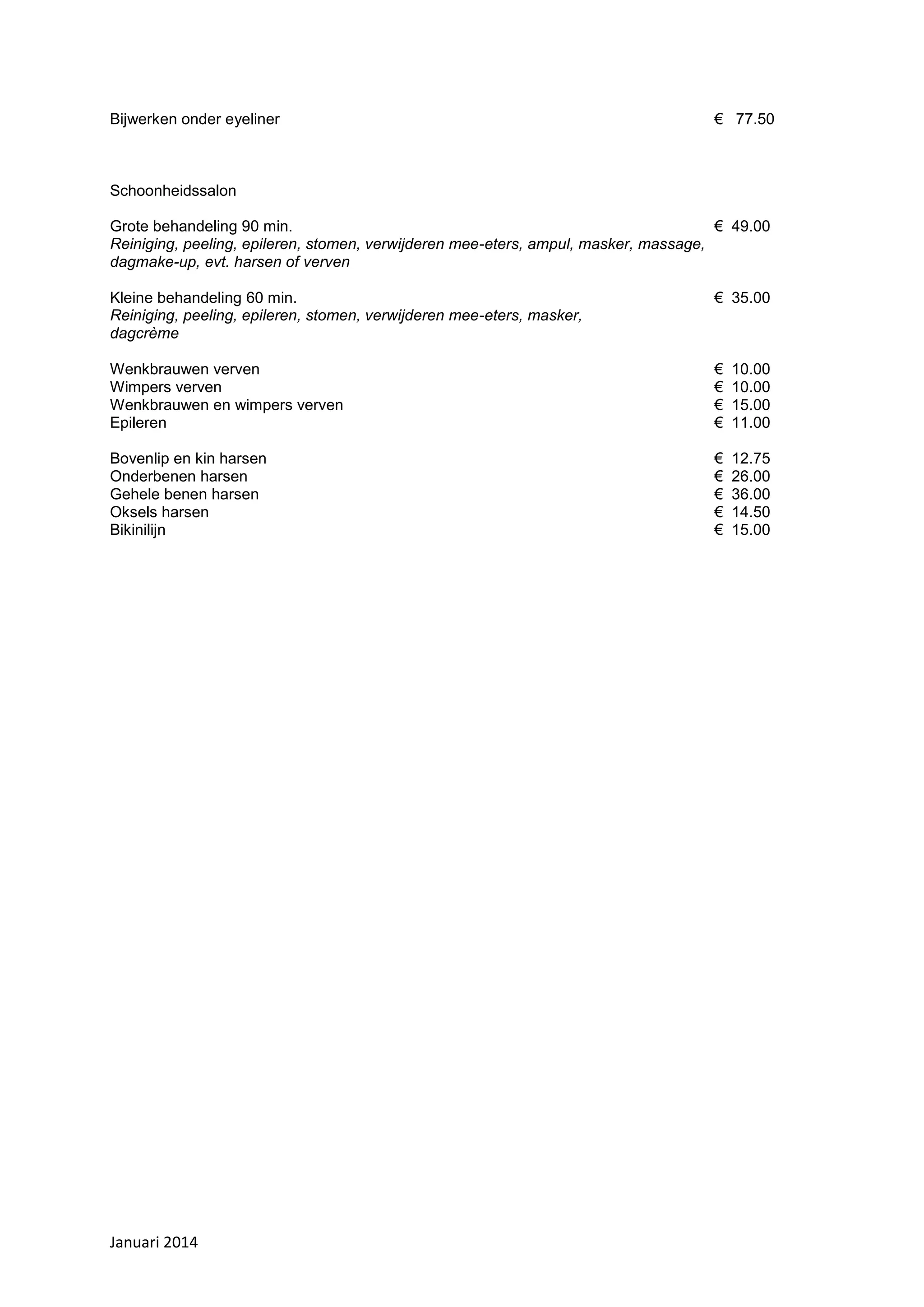 Prijslijst brigitte-nails-studio-20142 | PDF