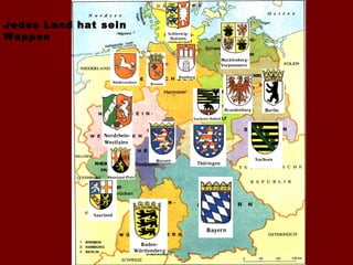Jedes Land hat sein
Wappen
 