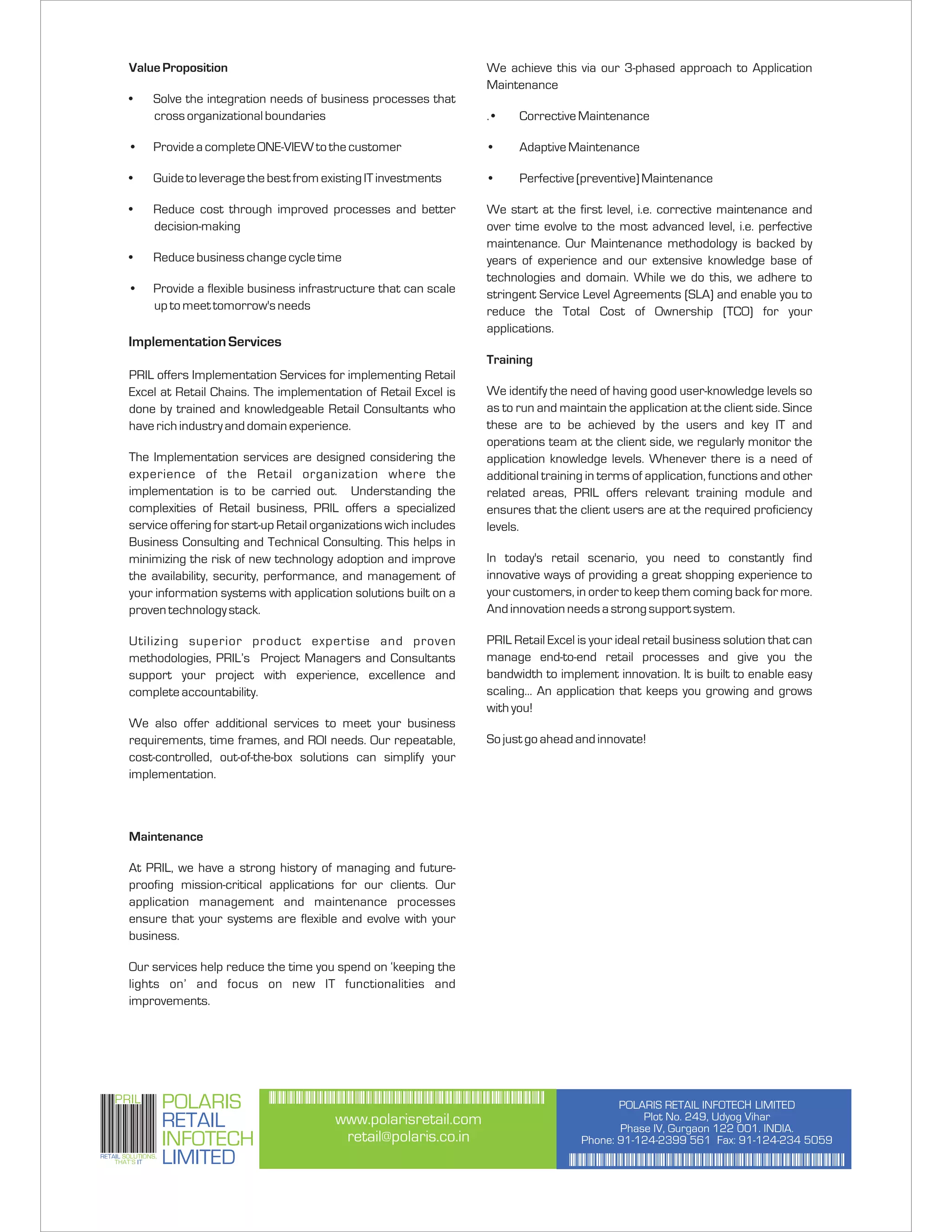 Pril Examples Pril retail excel | PDF