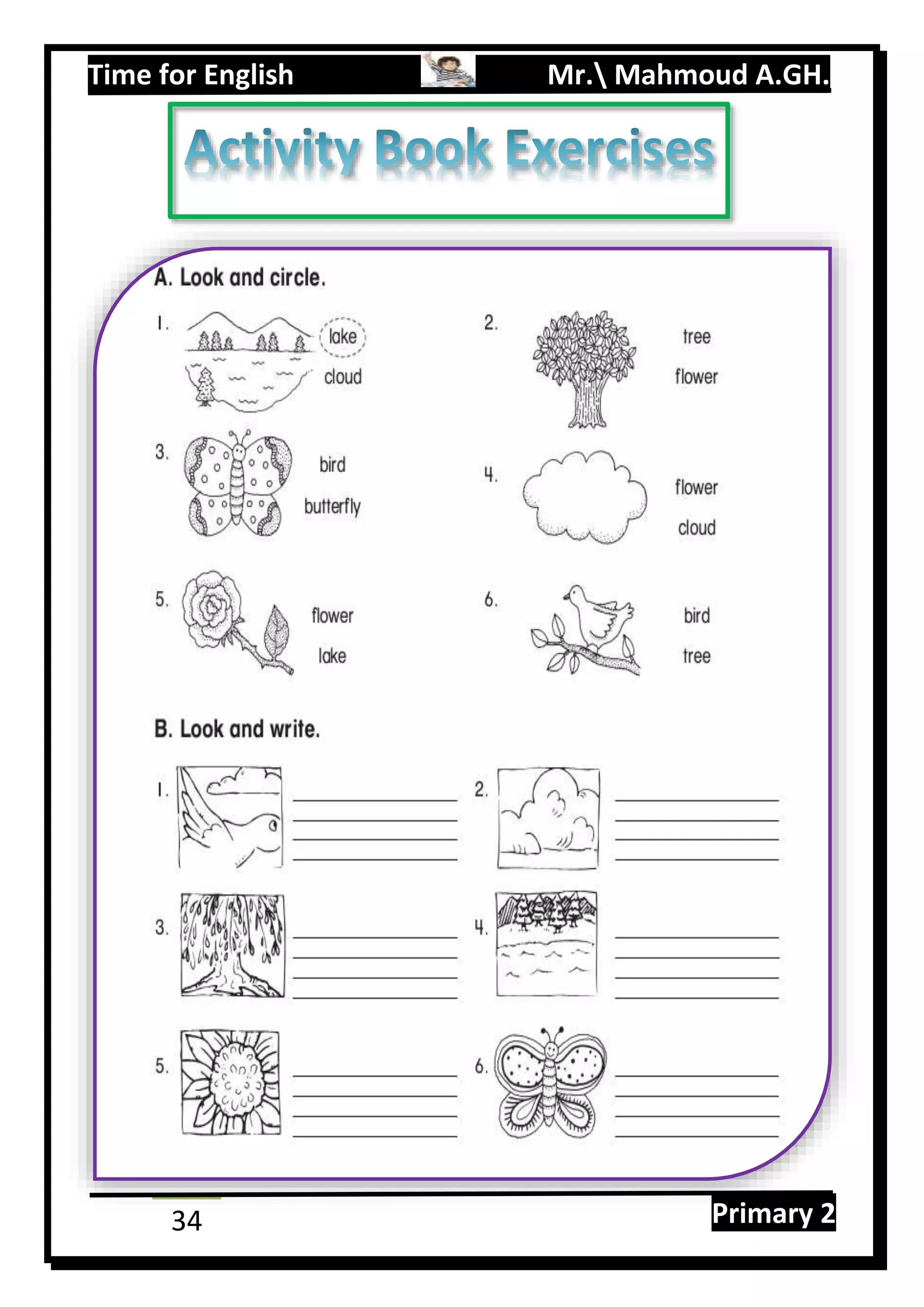 Time for English Mr. Mahmoud A.GH.
Primary 234
 