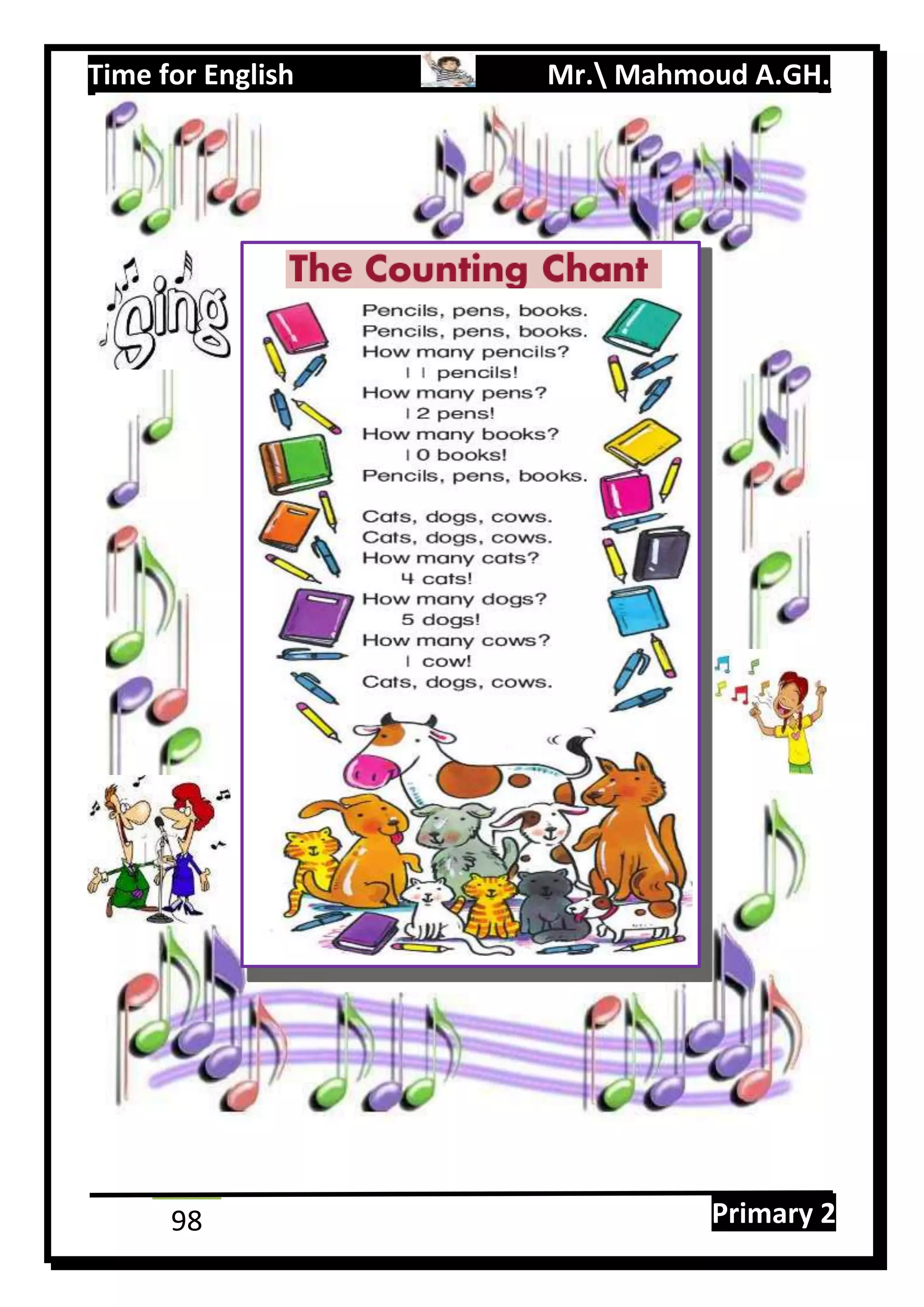 Time for English Mr. Mahmoud A.GH.
Primary 298
 