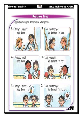 Time for English Mr. Mahmoud A.GH.
Primary 2110
 