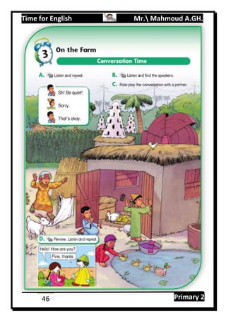 Time for English Mr. Mahmoud A.GH.
Primary 246
 