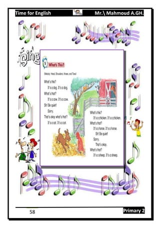 Time for English Mr. Mahmoud A.GH.
Primary 258
 