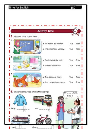 Time for English .
Primary 4 term 1 Mr.  ‫هنا‬ ‫حضرتك‬ ‫اسم‬ ‫.ضع‬
150
 