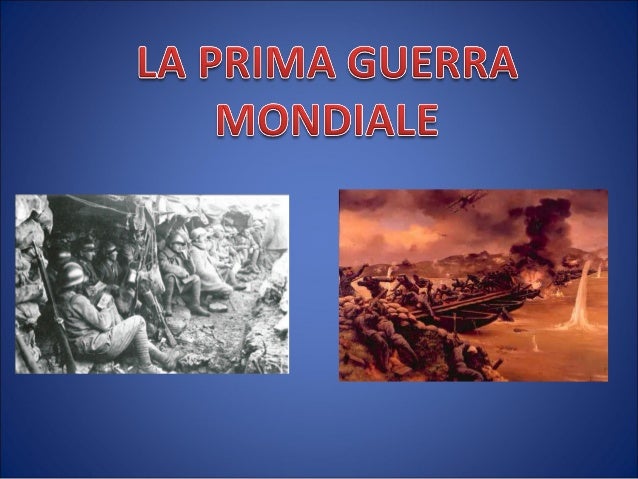 Tesina Terza Media Prima Guerra Mondiale Prima guerra mondiale