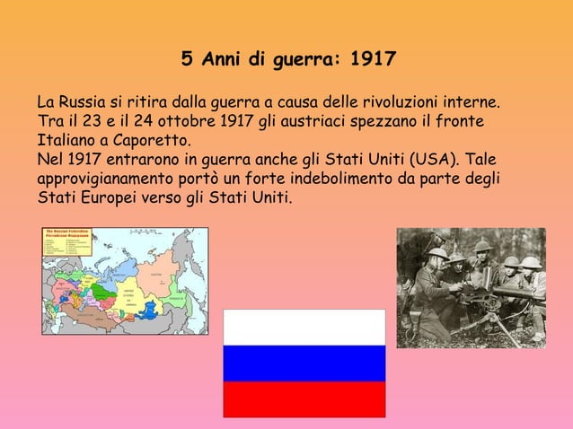 La prima guerra mondiale | PPT