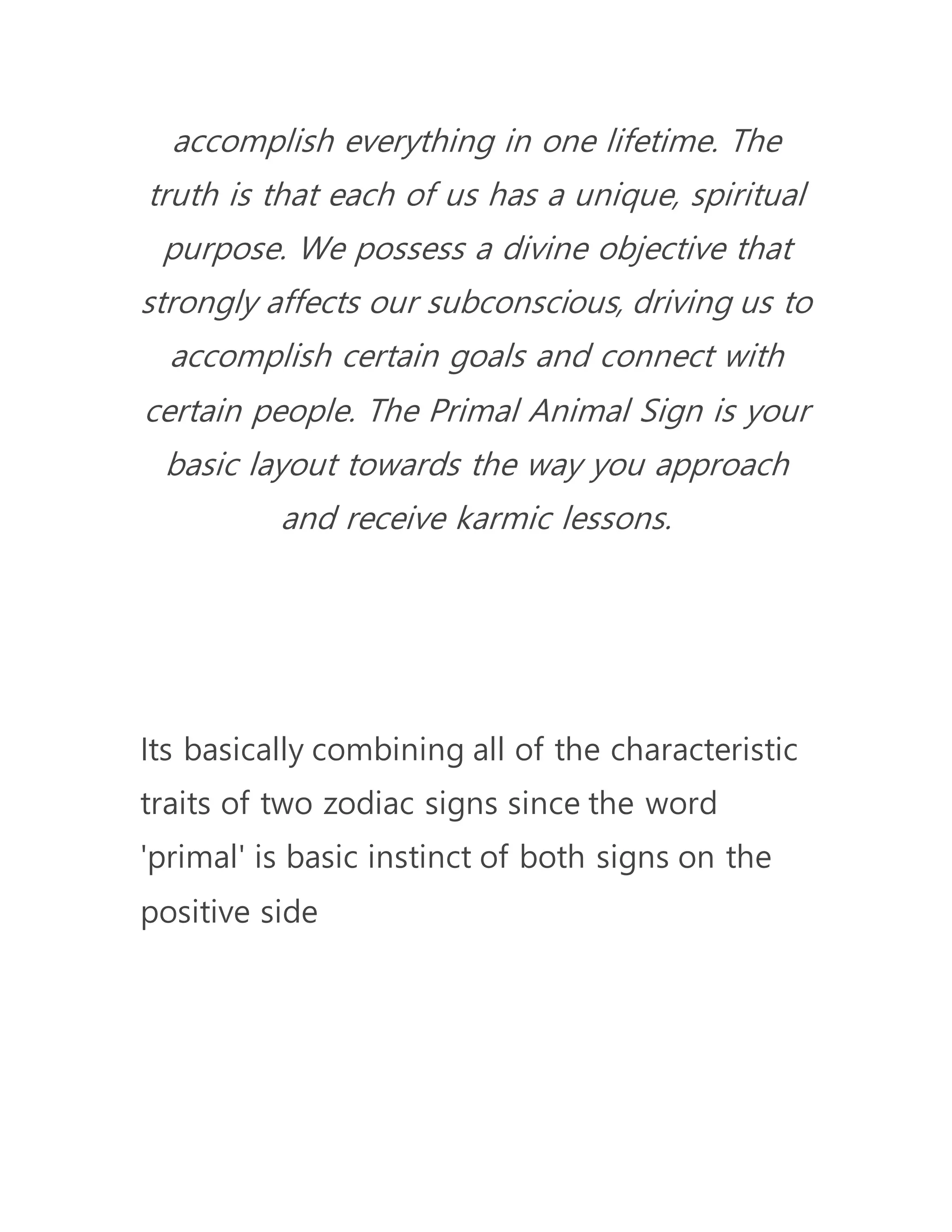 Primal astrology signs . PDF