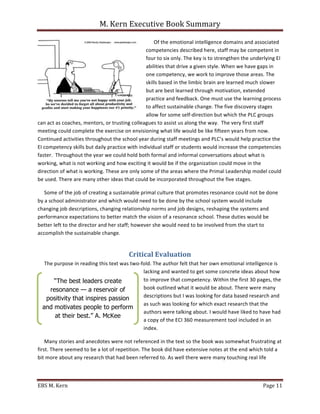 Primal leadership summay | PDF