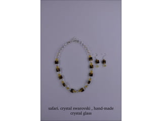 safari. crystal swarovski , hand-made crystal glass 