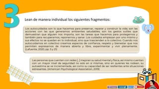 Lean de manera individual los siguientes fragmentos:
 