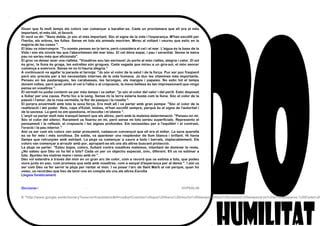 Diuen que fa molt temps els colors van començar a barallar-se. Cada un proclamava que ell era el més
important, el més útil, el favorit.
El verd va dir: "Sens dubte, jo sóc el més important. Sóc el signe de la vida i l'esperança. M'han escollit per
l'herba, els arbres, les fulles. Sense mi tots els animals moririen. Mireu al voltant i veureu que estic en la
majoria de les coses ".
El blau va interrompre: "Tu només penses en la terra, però considera el cel i el mar. L'aigua és la base de la
Vida i són els núvols les que l'absorbeixen del mar blau. El cel dóna espai, i pau i serenitat. Sense la meva
pau no seríeu més que aficionats”.
El groc va deixar anar una rialleta: "Vosaltres sou tan seriosos! Jo porto al món rialles, alegria i calor. El sol
és groc, la lluna és groga, les estrelles són grogues. Cada vegada que mireu a un gira-sol, el món sencer
comença a somriure. Sense mi no hi hauria alegria.”
A continuació va agafar la paraula el taronja: "Jo sóc el color de la salut i de la força. Puc ser poc freqüent
però sóc preciós per a les necessitats internes de la vida humana. Jo duc les vitamines més importants.
Penseu en les pastanagues, les carabasses, les taronges, els mangos i papaies. No estic tot el temps
donant voltes, però quan pinto el cel a l'alba o al crepuscle, la meva bellesa és tan impressionant que ningú
pensa en vosaltres ".
El vermell no podia contenir-se per més temps i va saltar: "jo sóc el color del valor i del perill. Estic disposat
a lluitar per una causa. Porto foc a la sang. Sense mi la terra estaria buida com la lluna. Sóc el color de la
passió i l'amor, de la rosa vermella, la flor de pasqua i la rosella ".
El porpra envermellí amb tota la seva força. Era molt alt i va parlar amb gran pompa: "Sóc el color de la
realització i del poder. Reis, caps d'Estat, bisbes, m'han escollit sempre, perquè és el signe de l'autoritat i
de la saviesa. La gent no em qüestiona, m'escolta i m’obeeix ".
L’anyil va parlar molt més tranquil lament· que els altres, però amb la mateixa determinació: "Penseu en mi.
Sóc el color del silenci. Rarament us fixareu en mi, però sense mi tots seríeu superficials. Represento el
pensament i la reflexió, el crepuscle i les aigües profundes. Em necessiteu per a l'equilibri i el contrast,
l'oració i la pau interior.”
Així va ser com els colors van estar presumint, cadascun convençut que ell era el millor. La seva querella
es va fer més i més sorollosa. De sobte, va aparèixer una resplendor de llum blanca i brillant. Hi havia
llamps que retrunyien amb estrèpit. La pluja va començar a caure a bots i barrals, implacablement. Els
colors van començar a arraulir amb por, apropant-se els uns als altres buscant protecció.
La pluja va parlar: "Esteu bojos, colors, lluitant contra vosaltres mateixos, intentant de dominar la resta.
¿No sabeu que Déu us ha fet a tots? Cada un per un objectiu especial, únic, diferent. Ell us va estimar a
tots. Ajunteu les vostres mans i veniu amb mi ".
Déu vol estendre a través del món en un gran arc de color, com a record que us estima a tots, que podeu
viure junts en pau, com promesa que està amb vosaltres, com a senyal d'esperança per al demà ". I així va
ser com Déu va fer servir la pluja per rentar el món. I va posar l’arc de Sant Martí al cel perquè, quan ho
veieu, us recordeu que heu de tenir-vos en compte els uns als altres.Escolta
Llegeix fonèticament
 
Diccionari - HYPERLIN
K "http://www.google.es/dictionary?source=translation&hl=ca&q=Cuentan%20que%20hace%20mucho%20tiempo%20los%20colores%20empezaron%20a%20pelearse.%20Cada%20
 