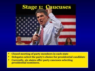 Caucuses Process Primary/Caucuses | PPT