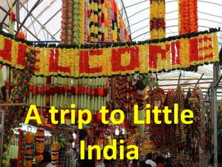 A trip to Little India 