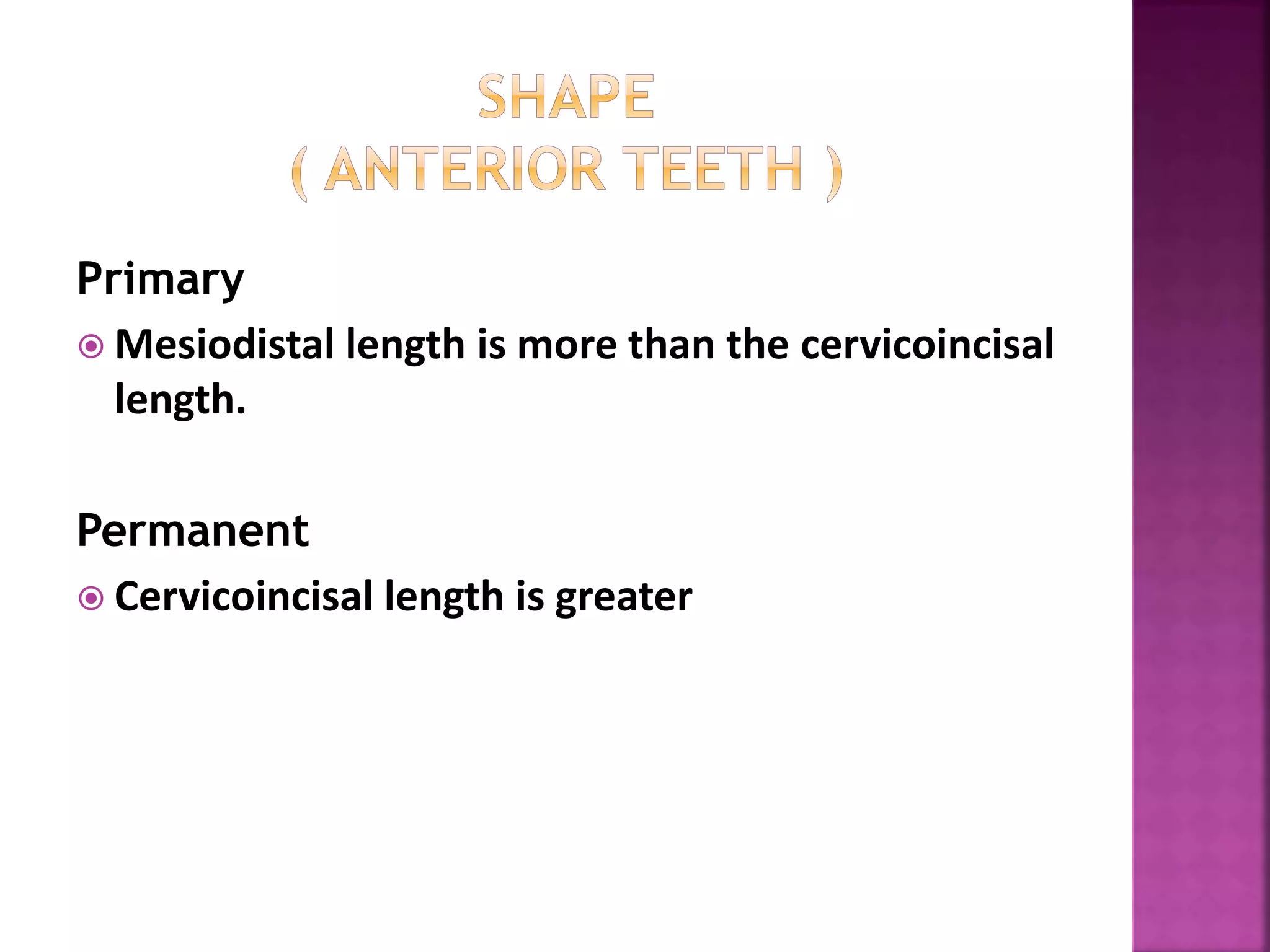 Difference between Primary and permanent teeth | PPTX