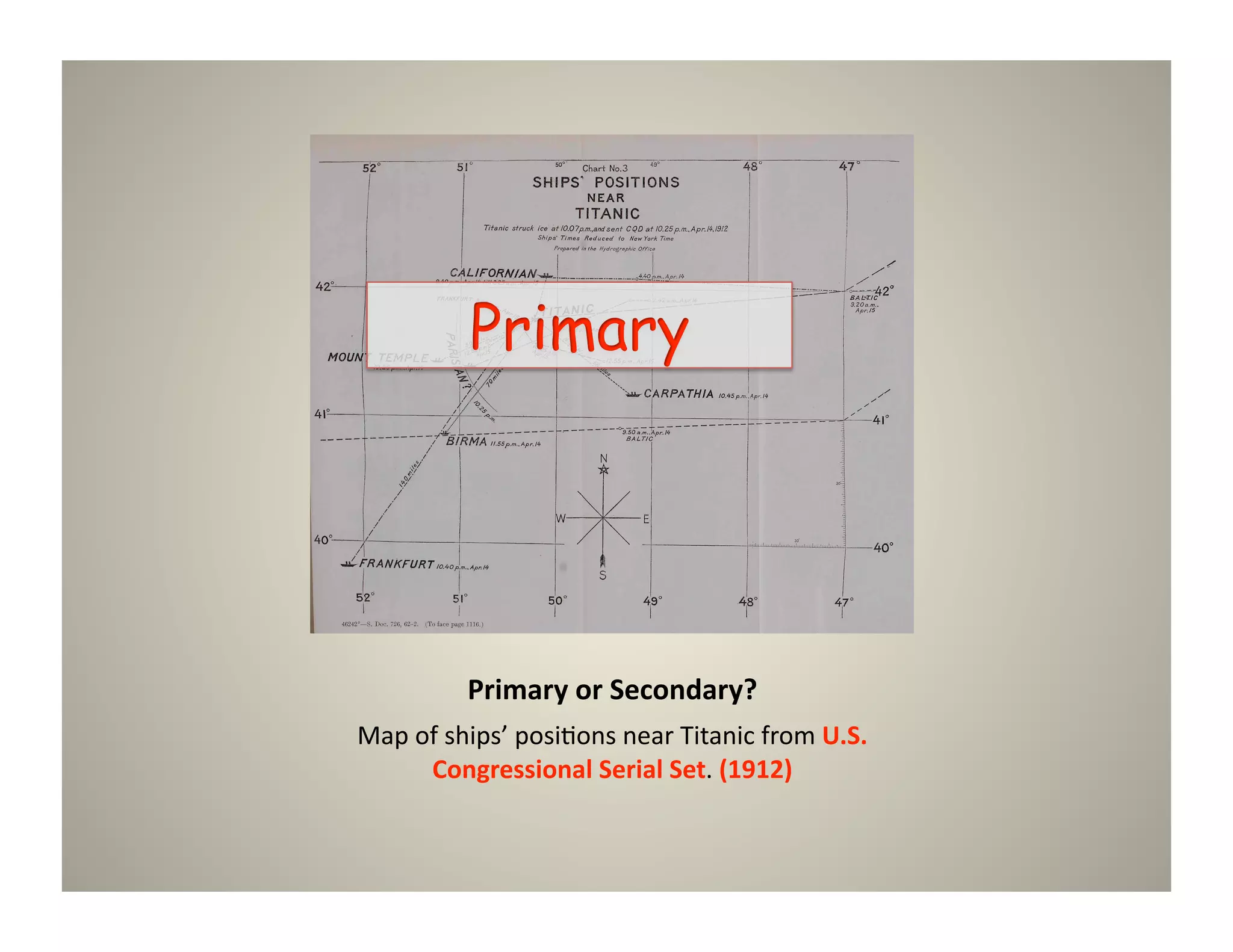 Primary and secondary