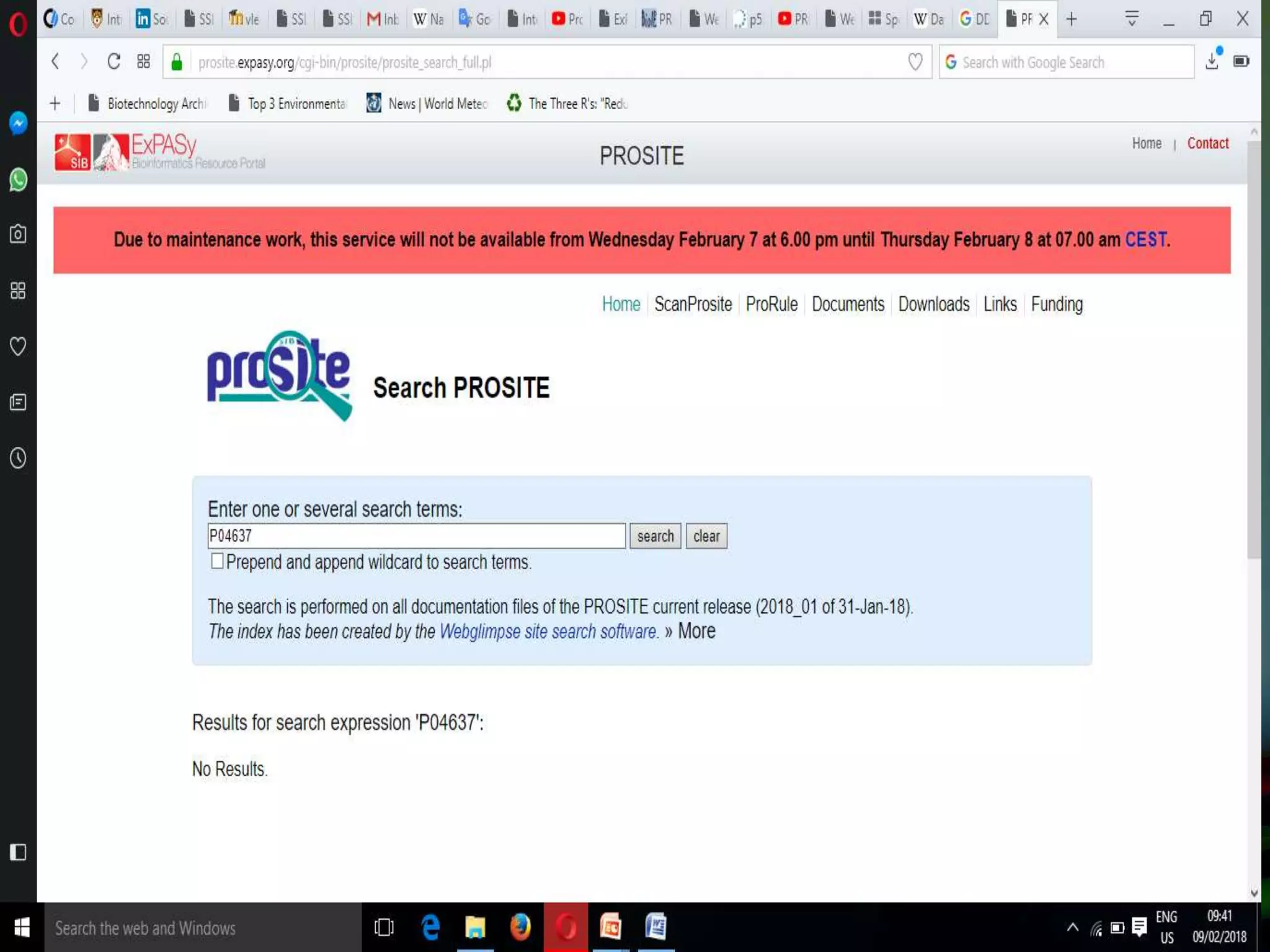 PROSITE
• It is consists of entries describing the protein families,
domains and functional sites as wel as aminocid patterns
and profiles in them.
• Complemented by collection of rules based profiles and
pattern i.e. ProRule.
5/11/2020 18
 