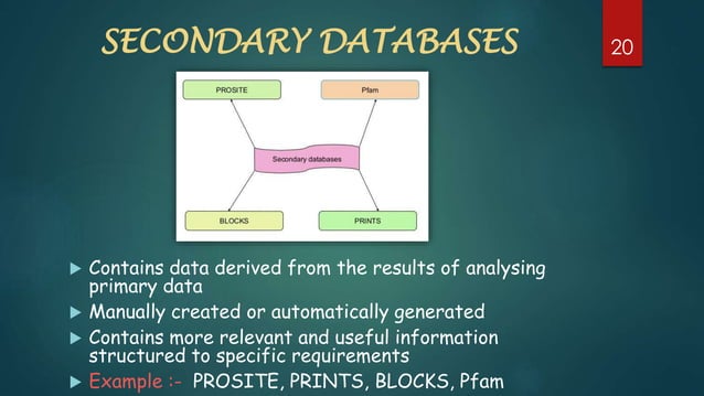 Primary and secondary databases ppt by puneet kulyana