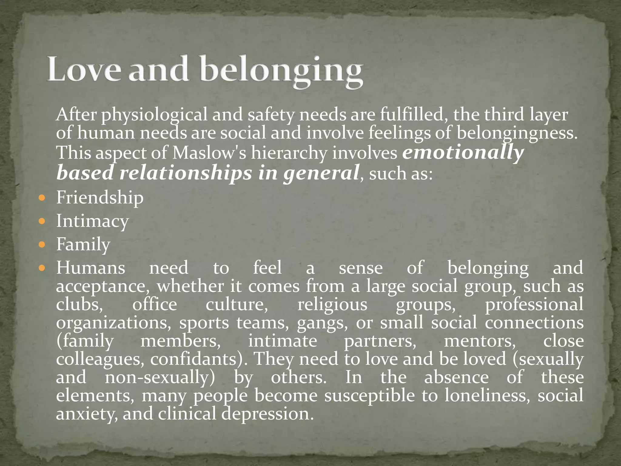 Primary and secondary needs | PPTX