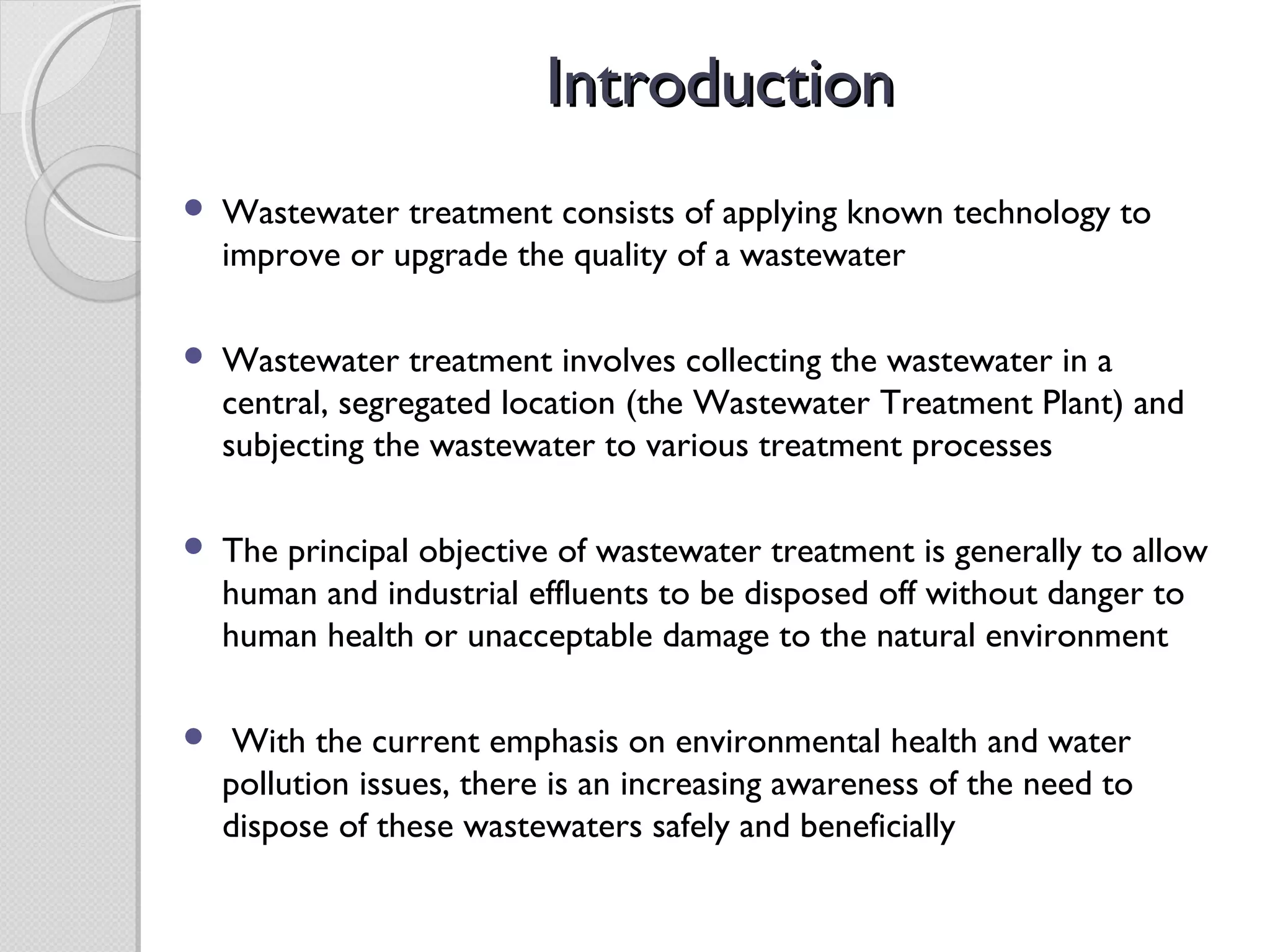 Primary and secondary wastewater treatment.. | PPT